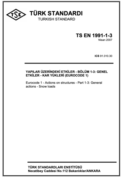 TS EN 1991-1-3